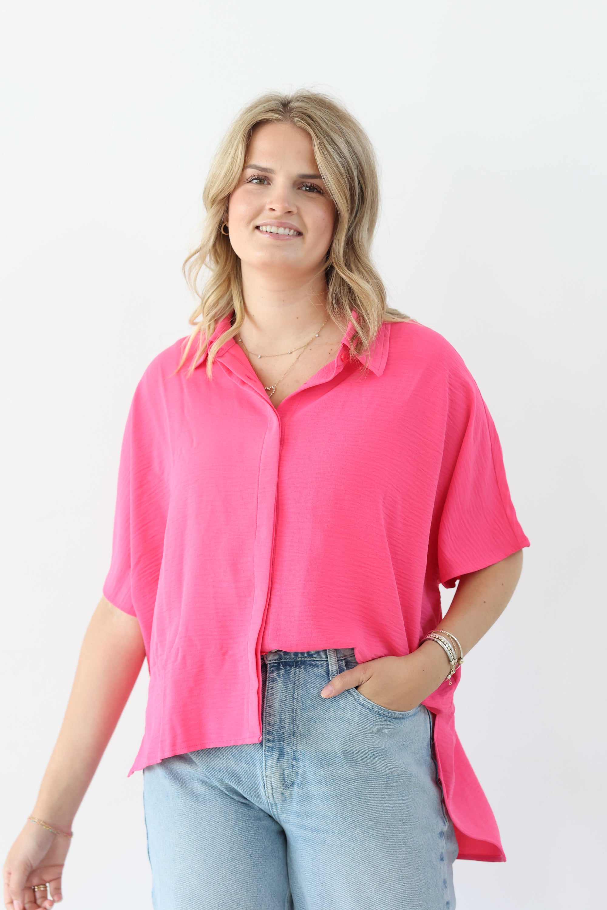 Hidden Gem Top - Pink