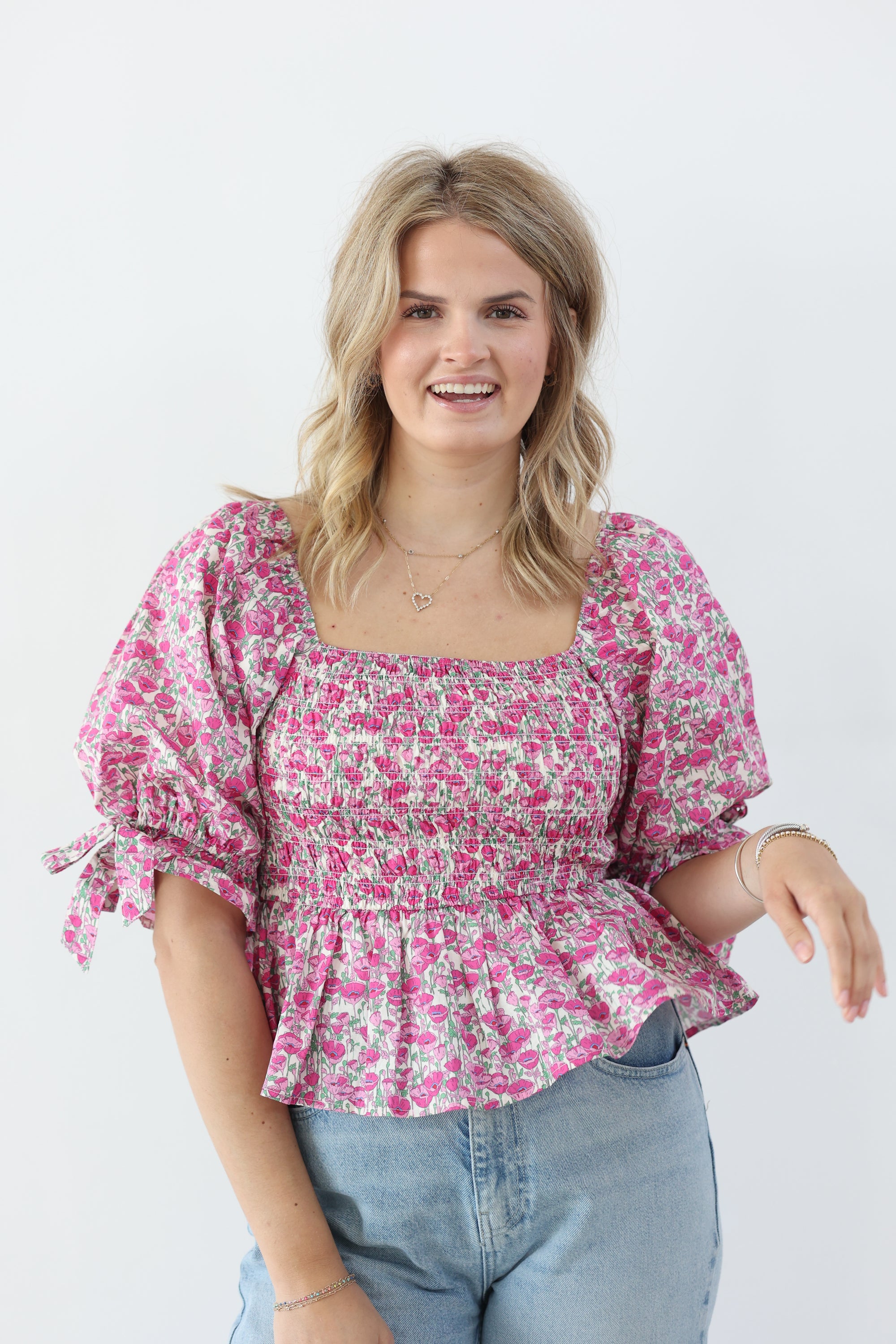 Poppy Top - Pink