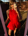 Ava Dress - RED