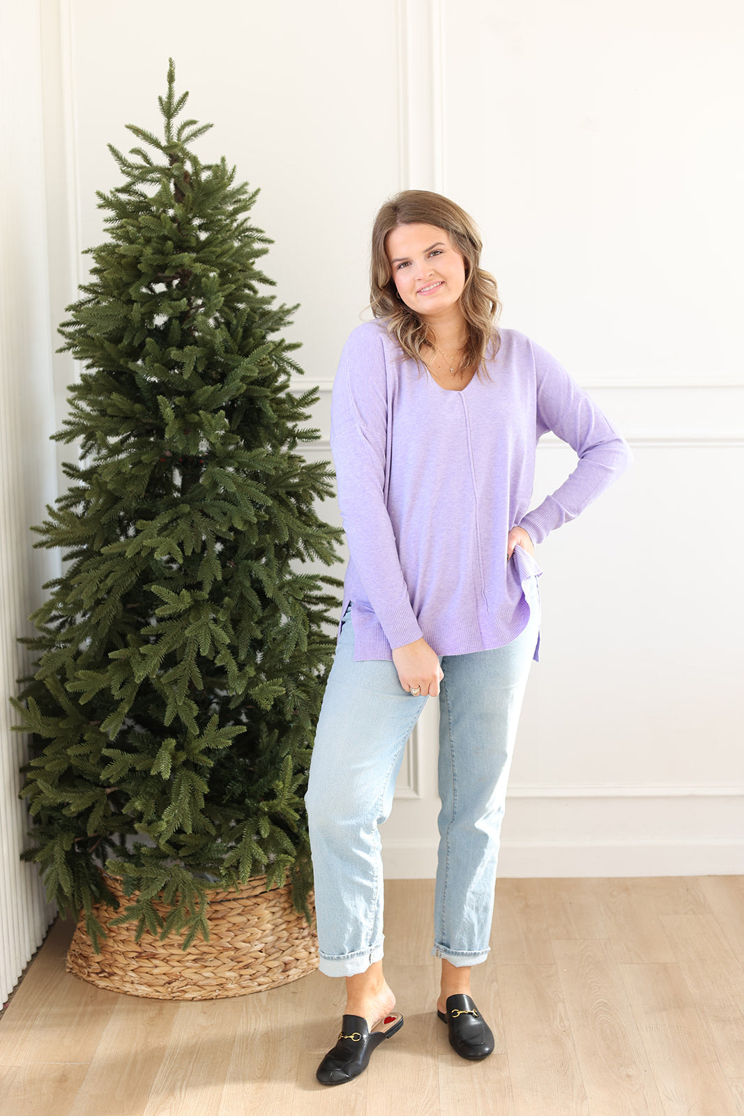 First Class Pullover - Lavender