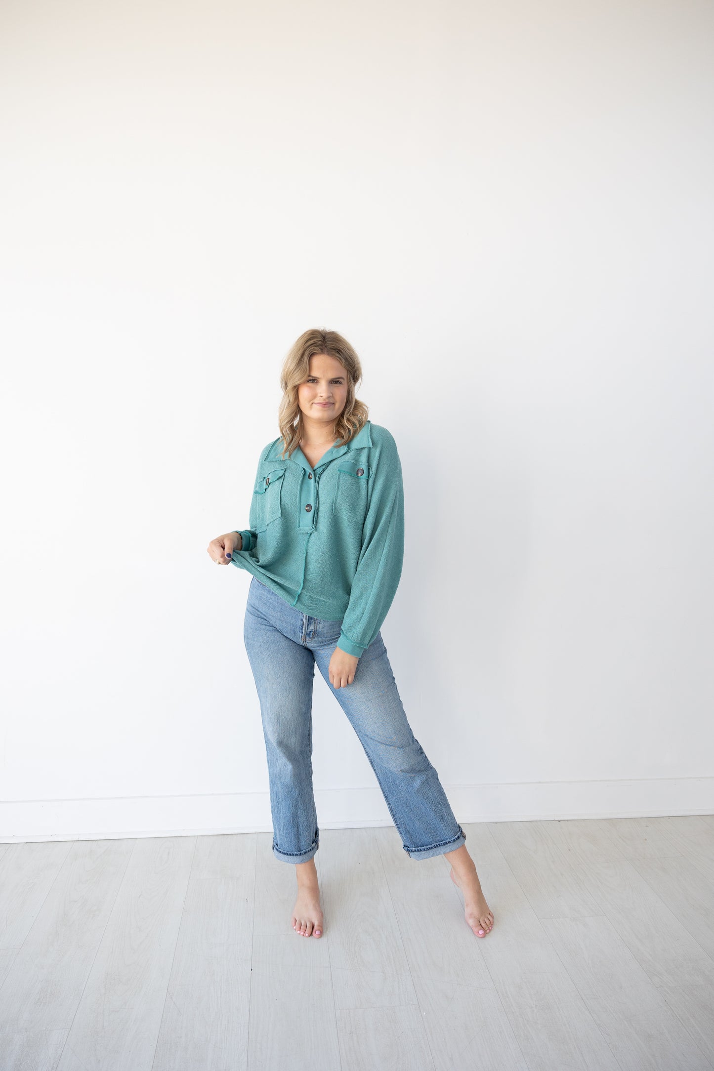 Jetsetter Pullover - Teal