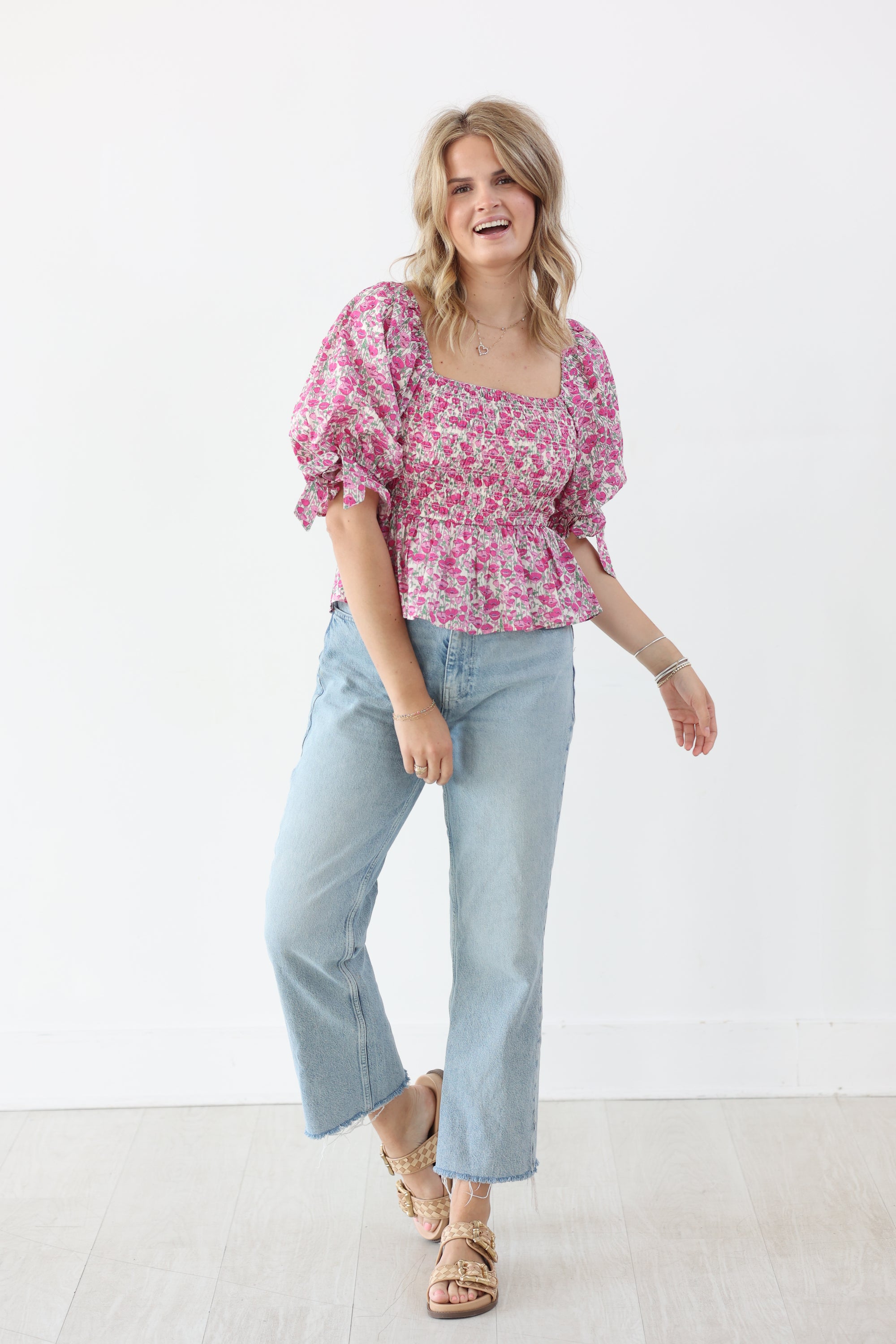 Poppy Top - Pink