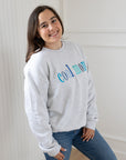 Cool Mom Pullover - Blue Hues