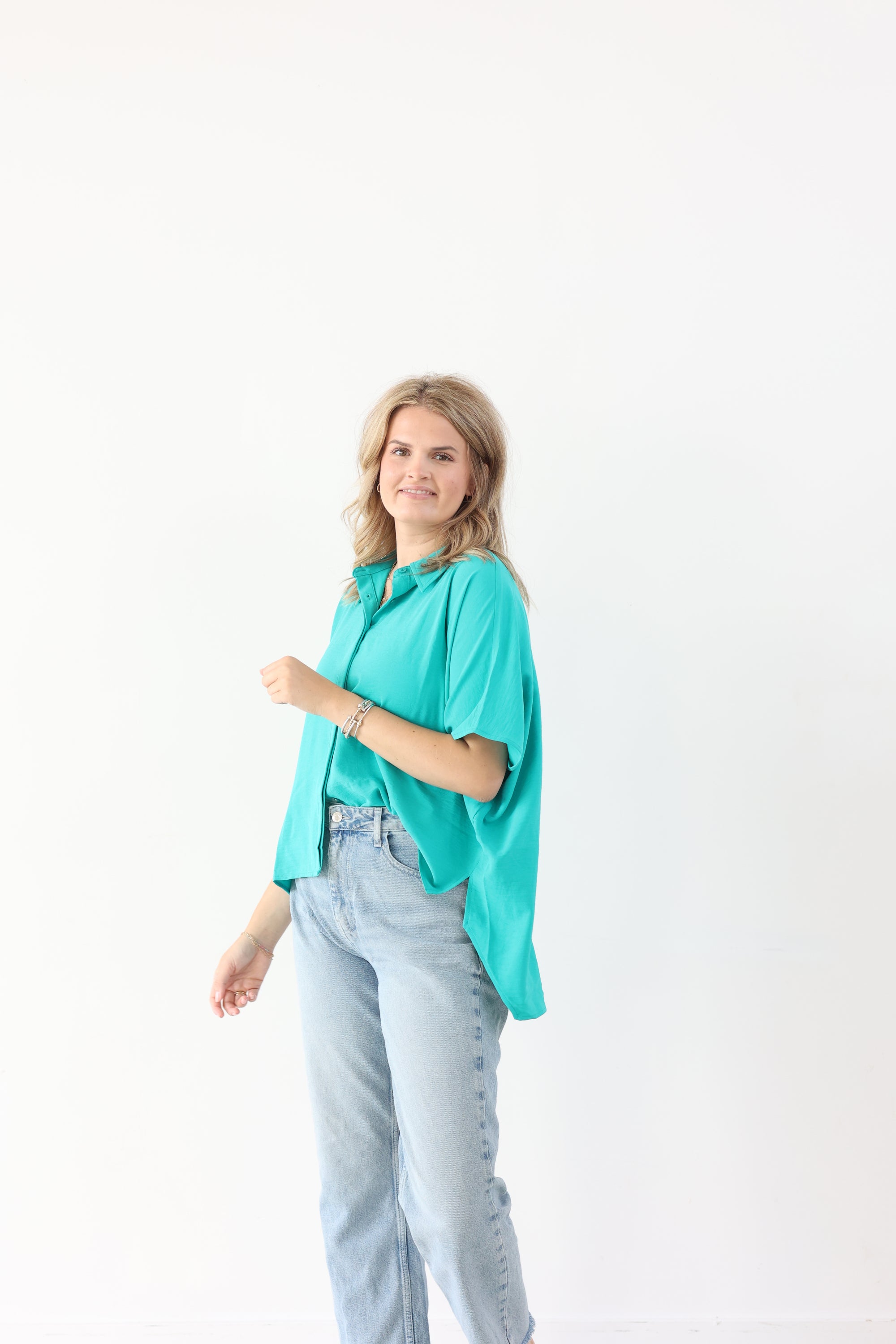 Hidden Gem Top - Aqua