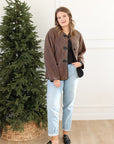 *DOORBUSTER* Brown Teddy Coat
