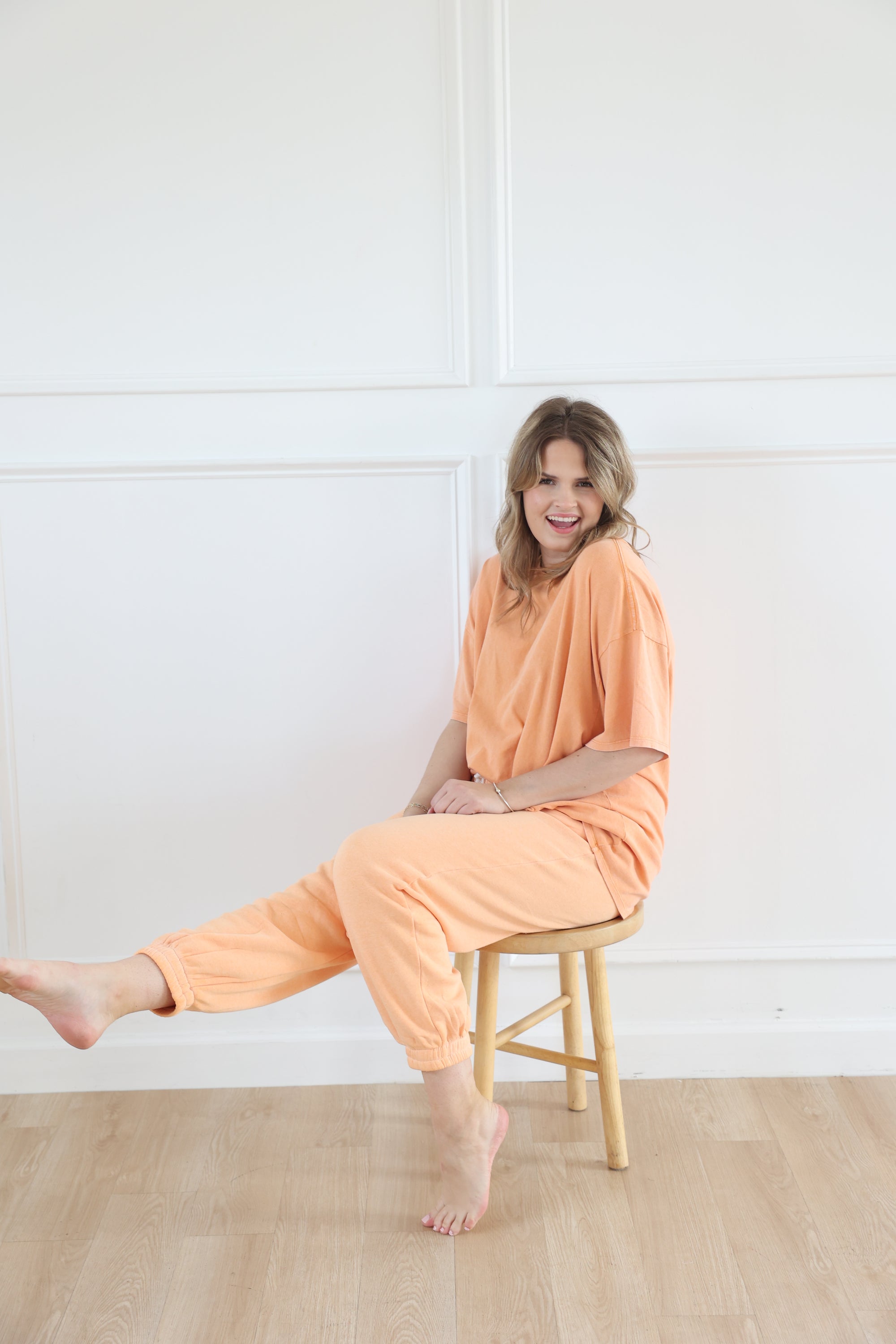 The Jetta Lounge Pant - Orange