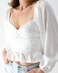 Evelyn Top - White