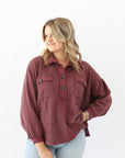Jetsetter Pullover - Maroon