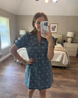 Denim Bow Dress
