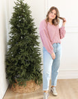 Kendall Ribbed Top - Mauve
