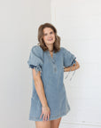 Bella Dress - Denim