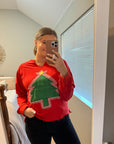 Christmas Tree Patch Pullover