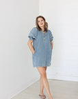 Bella Dress - Denim