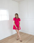 Maddie Dress - Hot Pink