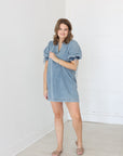 Bella Dress - Denim