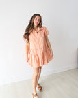 Pippa Dress - Coral