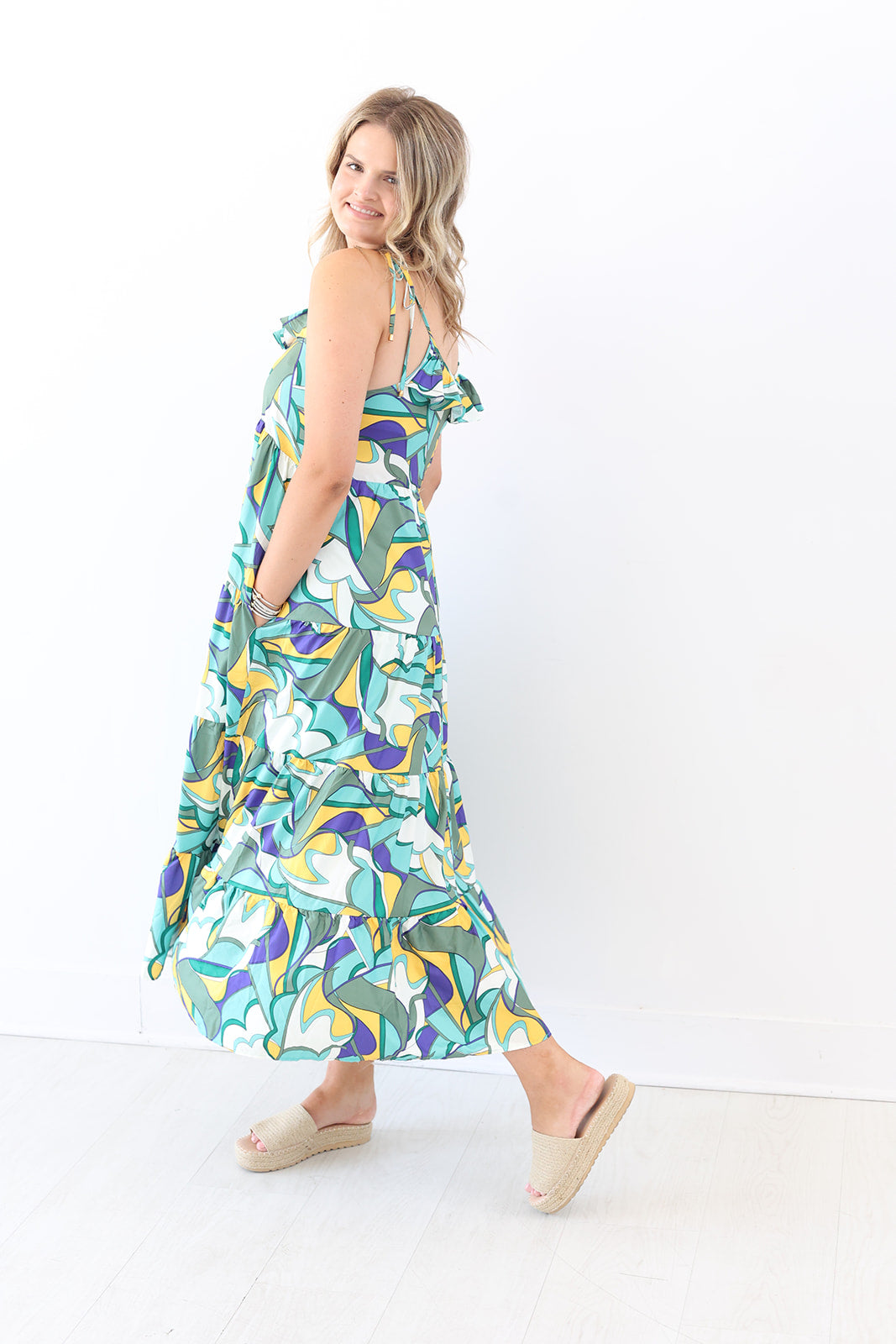 Katie Printed Maxi Dress