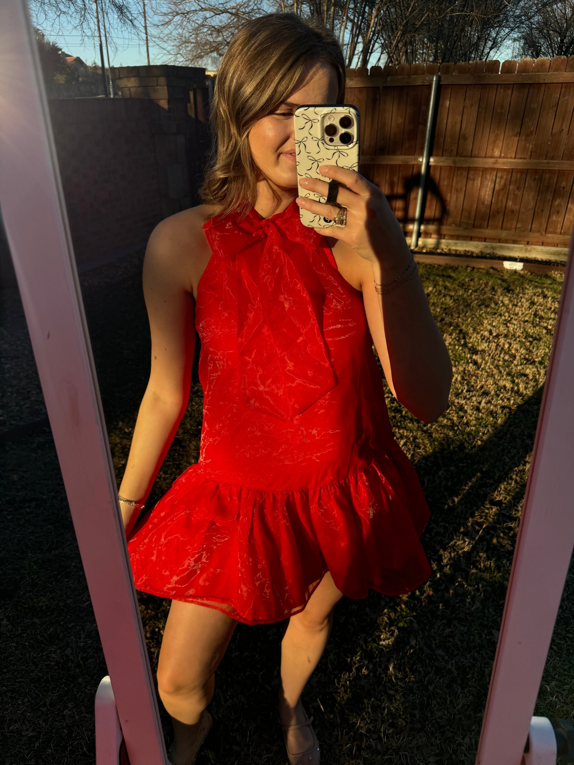 Ava Dress - RED