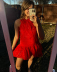 Ava Dress - RED