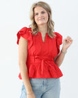 Lady Liberty Top - Red