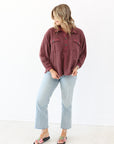 Jetsetter Pullover - Maroon