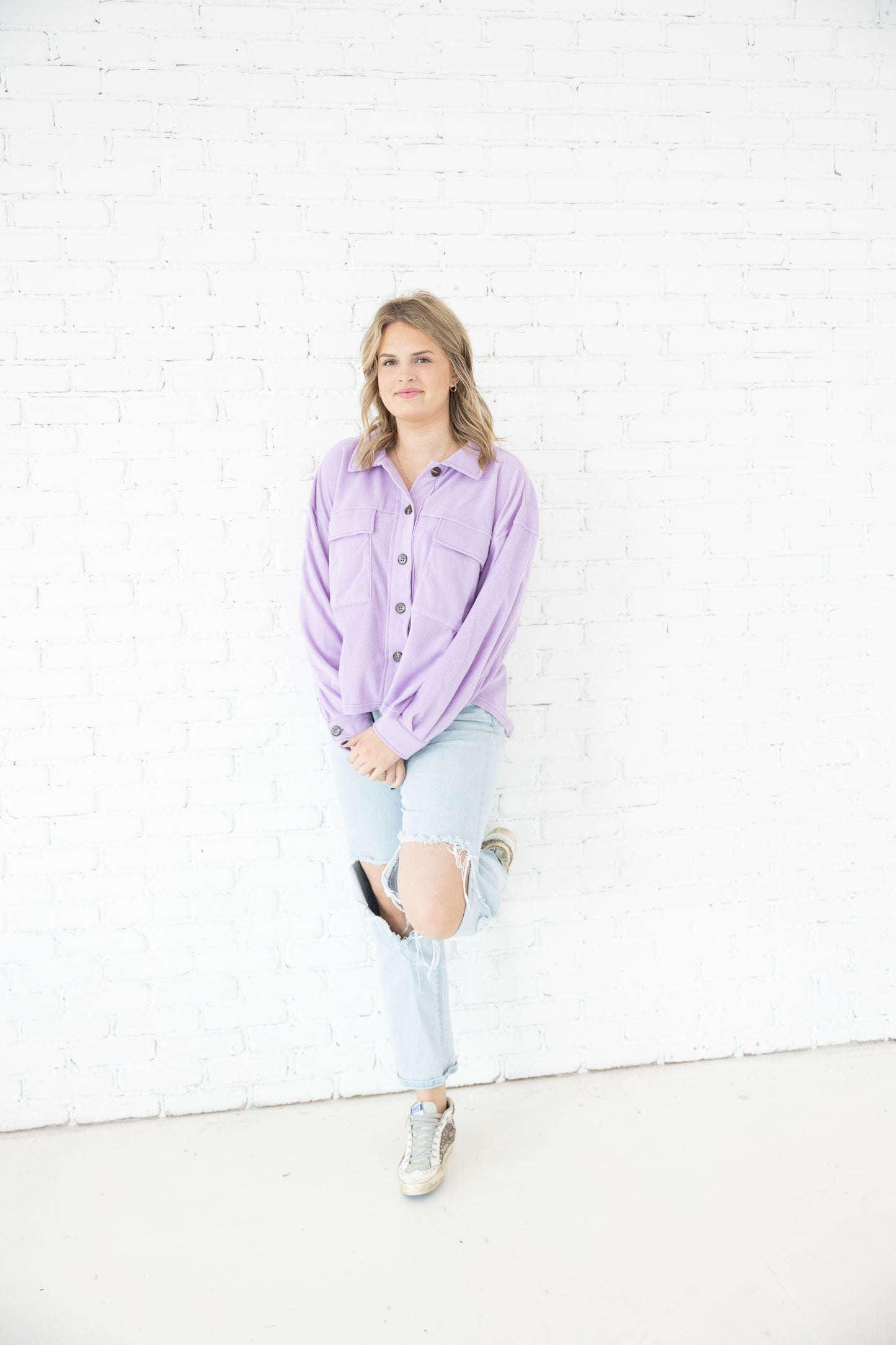 Lavender Shacket
