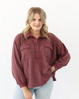Jetsetter Pullover - Maroon