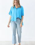 Hidden Gem Top - Ocean Blue