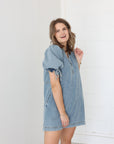Bella Dress - Denim