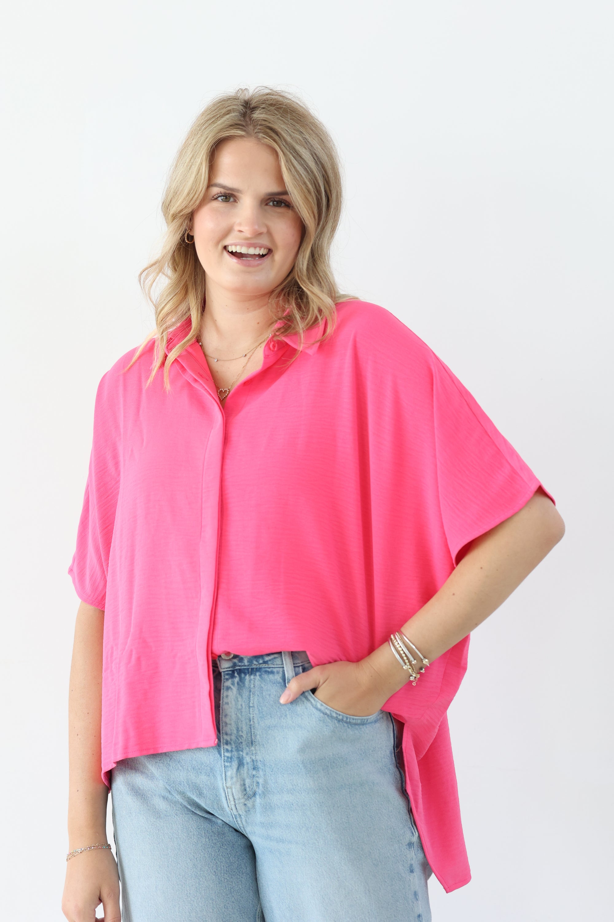 Hidden Gem Top - Pink