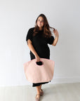 Pink Stripe Tote