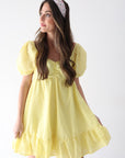 Poppy Dress - Yellow