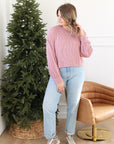 Karly Ribbed Top - Mauve