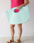 Blue Stripe Tote