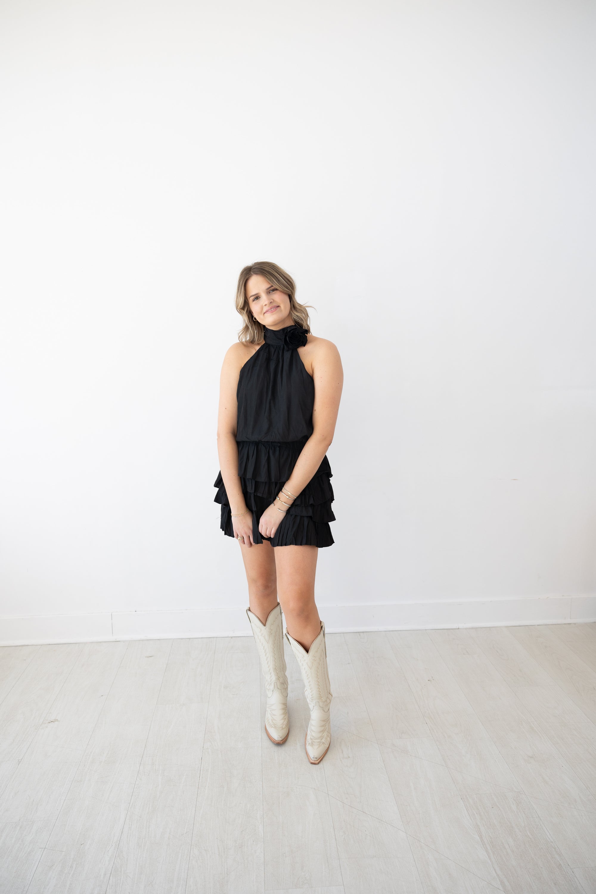 Rose Dress - Black