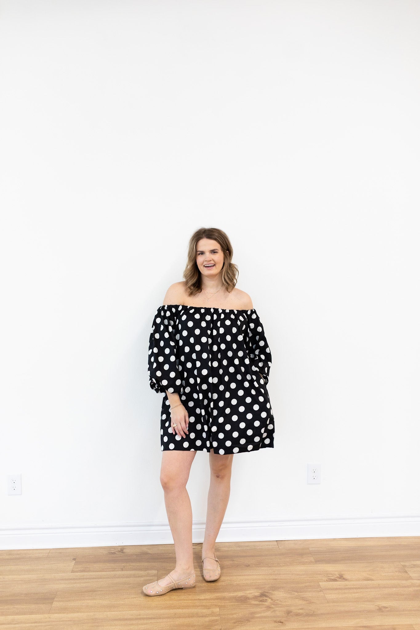 Kallie Polka Dot Dress