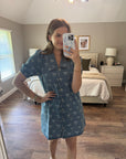 Denim Bow Dress
