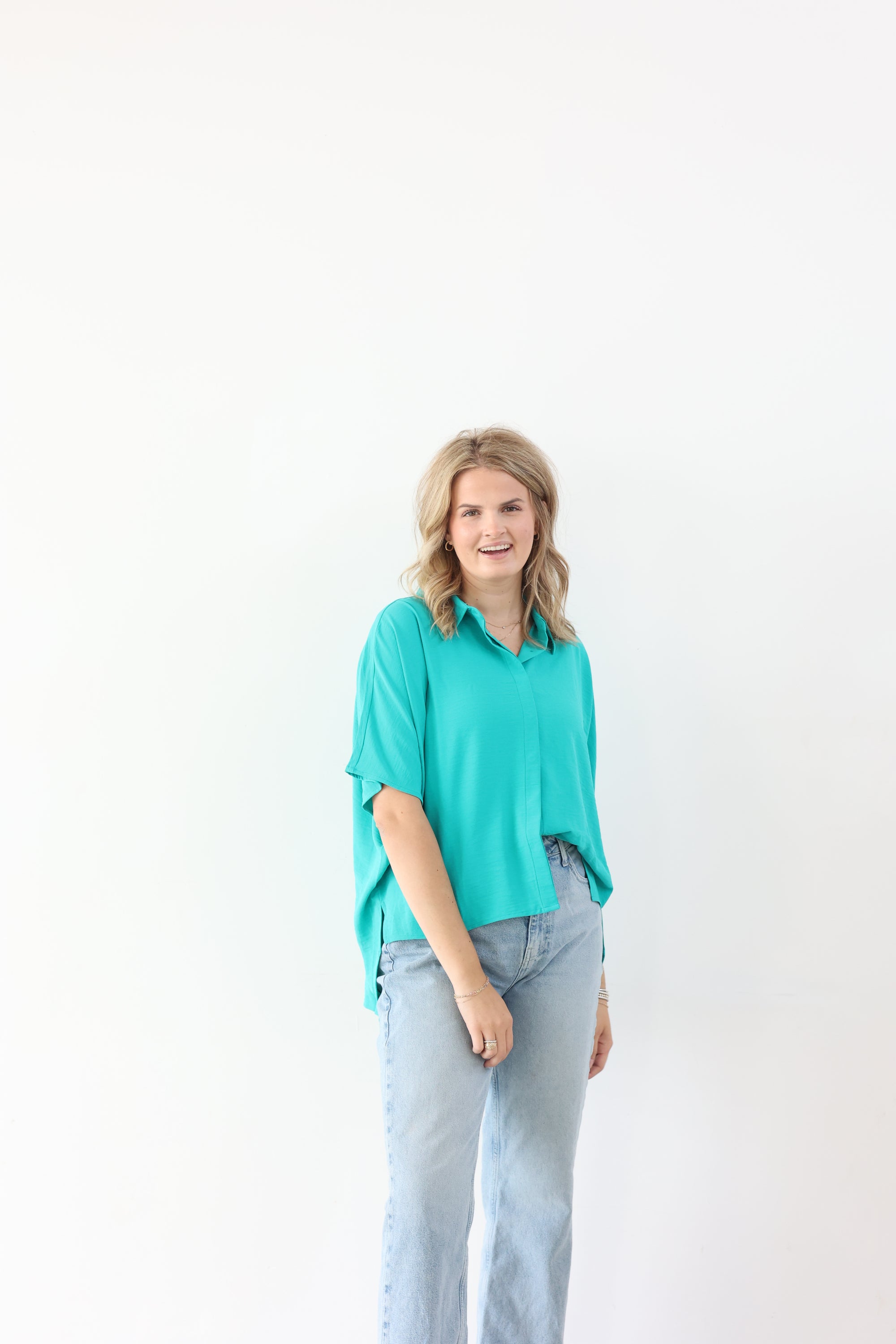 Hidden Gem Top - Aqua