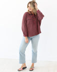 Jetsetter Pullover - Maroon