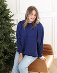 Free to Be Sweater - Navy