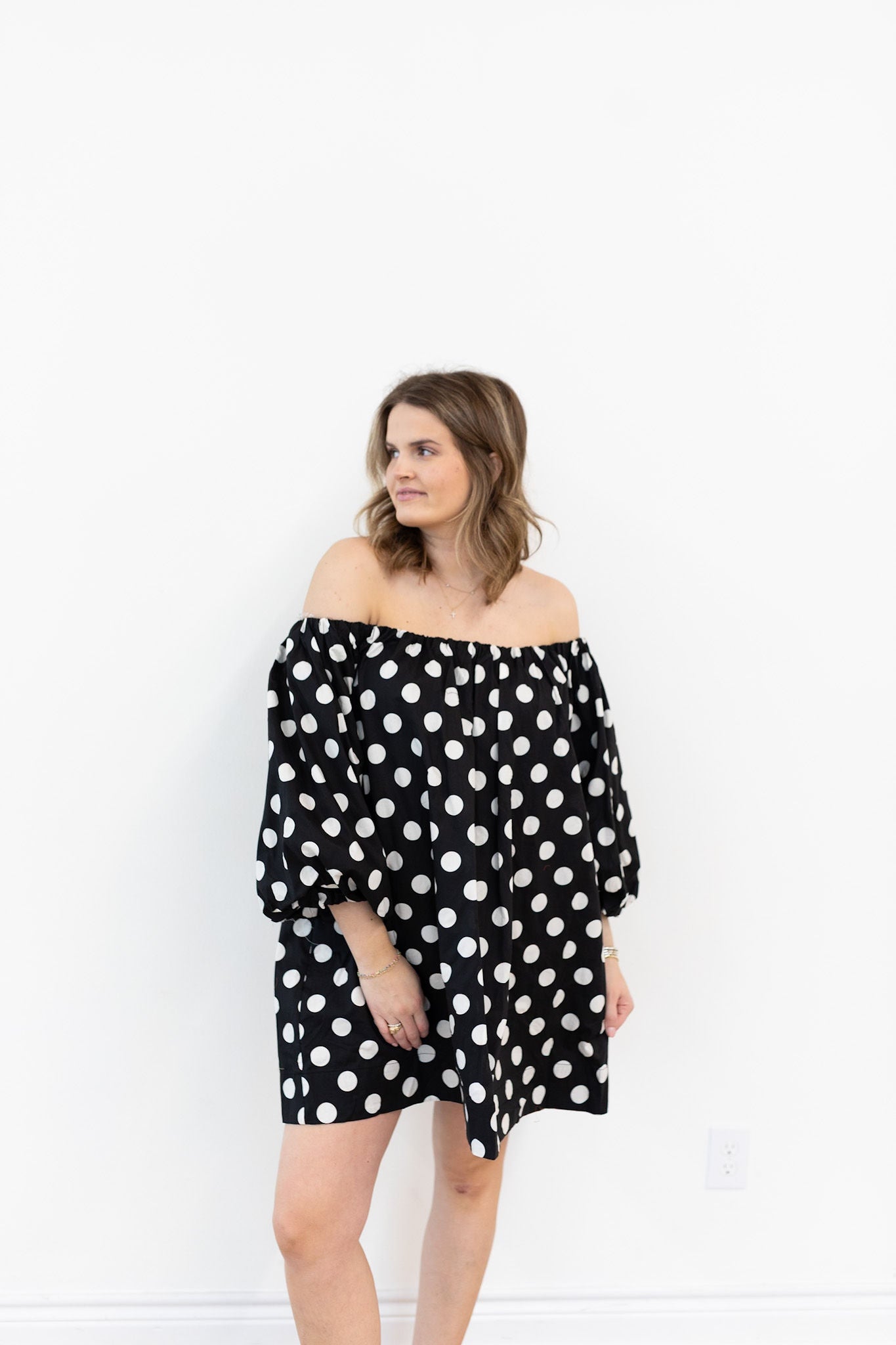 Kallie Polka Dot Dress