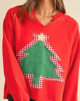 Christmas Tree Patch Pullover