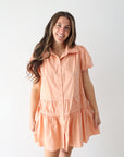 Pippa Dress - Coral