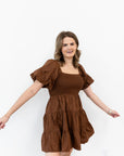 Lets Rodeo Dress - Mocha