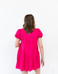 Maddie Dress - Hot Pink