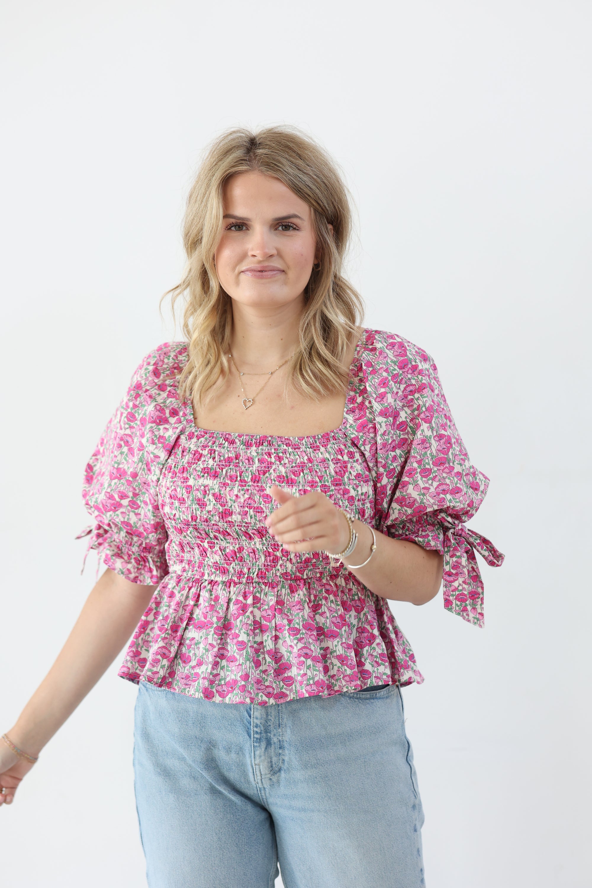 Poppy Top - Pink