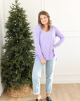 First Class Pullover - Lavender