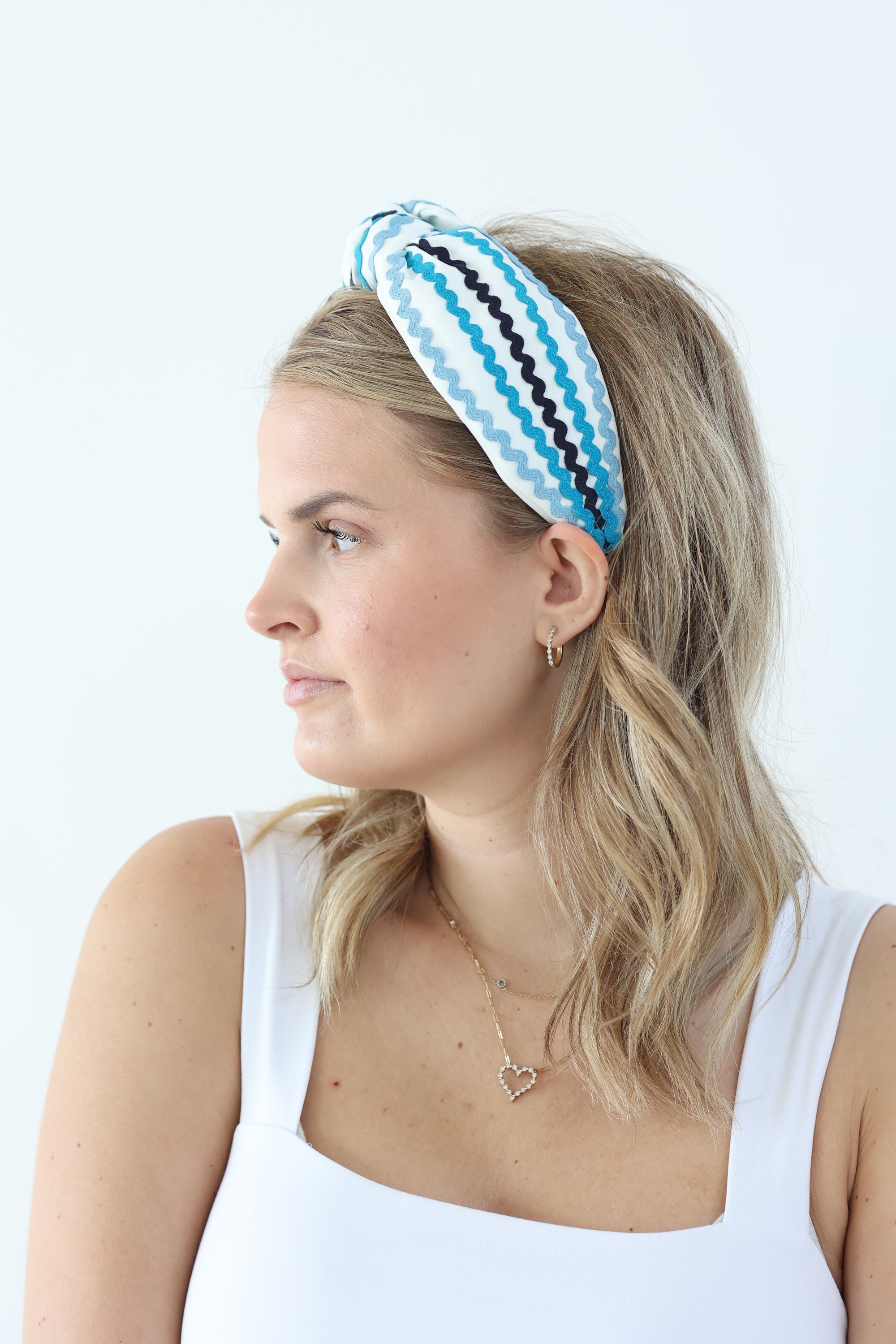 Blue Ric Rac Headband