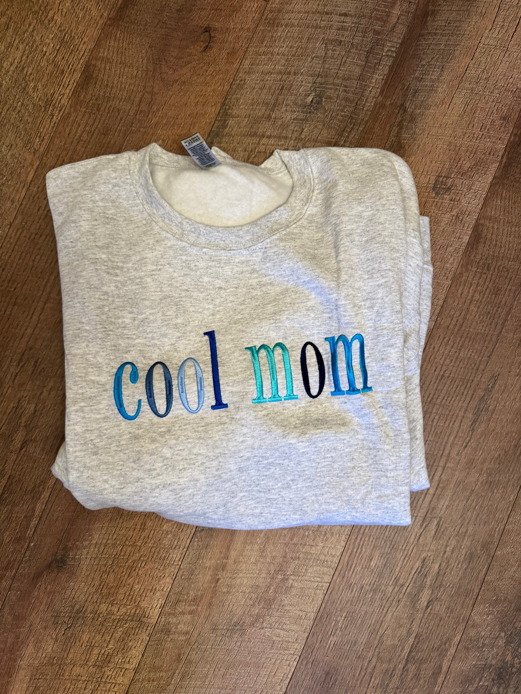 Cool Mom Pullover - Blue Hues