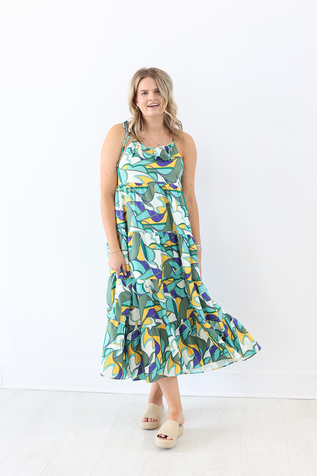 Katie Printed Maxi Dress